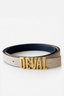 Deval Reversible Belt Navy/ Cream Excluding Buckle