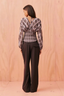 Riley Long Sleeve Blouse Haze Tartan