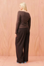 Emma Knit Long Sleeve Java Blue Stripe