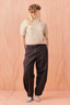 Cyrus Funnel Neck Top Oat