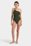 Clara Swim Metallic Khaki