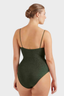 Coverage Pamela Swim Metallic Khaki