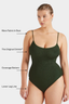 Coverage Pamela Swim Metallic Khaki