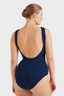 Coverage Square Neck Swim Navy