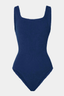 Coverage Square Neck Swim Navy