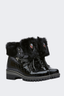 Karin Croco Boot Black