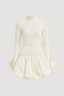 Elodi Knit Mini Dress Cream