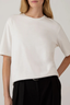 Silk Cotton T-Shirt White