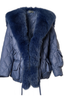 Short Tick Tock Jacket Marine
