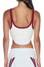 Badge Chloe Crop Tank Off White
