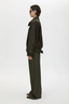 Tari Short Trench Jacket Dark Khaki