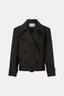 Tari Short Trench Jacket Dark Khaki
