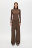 Axial Long Sleeve Top Chocolate