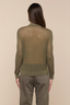 Carine Pointelle Top Smokey Olive