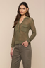 Carine Pointelle Top Smokey Olive