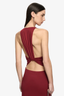 Thalia V Maxi Dress Syrah