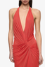 Xanthi V Neck Maxi Dress Flame