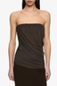 Xanthi Strapless Maxi Dress Bitter Choc