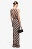 Evely Maxi Dress Geo Scarf Print