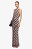 Evely Maxi Dress Geo Scarf Print
