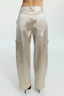 Ardena Satin Cargo Pant Vanilla