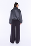 Maeve Wool Blend Bomber Grey