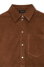 Scott Shirt Chestnut Suede