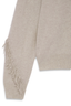 Frilly Sweater Light Beige