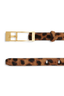 Elly Belt Pony Hair Leopard