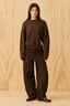 Velma Sweater Cocoa Flowers