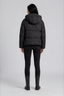 Down Hooded Puffer Jacket Black