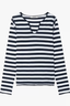 Henley Top Voltaire Stripe Encre