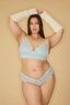 Frenchy Lace Knicker Bb Blue