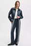 Claire Striped Silk Blend Pant Scarf Print
