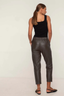 Bianca Leather Jogger Cacao