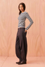 Esme Long Sleeve Blue Navy Cream Stripe