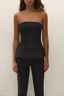 Petro Top Lola Polka Dot Black Cream