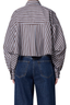 Agnes Shirt Meyer Stripe White Chocolate