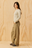 Esme Long Sleeve Grey Marle Butter Stripe