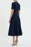 Xena Short Sleeve Midi Dress Navy