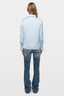 Thely Satin Shirt Bleu Oxford