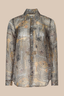 Nina Blouse Brown Multi Houndstooth Key