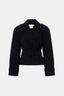 Asena Short Trench Black