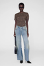 Sylvie Tee Black And Brown Leopard