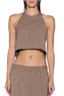 Hudson Halter Cappucino Pinstripe