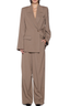 Oversized Blazer Cappucino Pinstripe