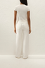 Lisandra T-Shirt Gisele Pointelle Vintage White