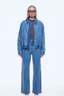 Billy Denim Bomber Light Indigo