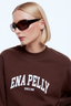 Mila Oversized Sweater Chocolate/ Ena Pelly