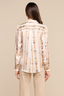 Tyler Blouse Ecru Multi Stud Belt Stripe